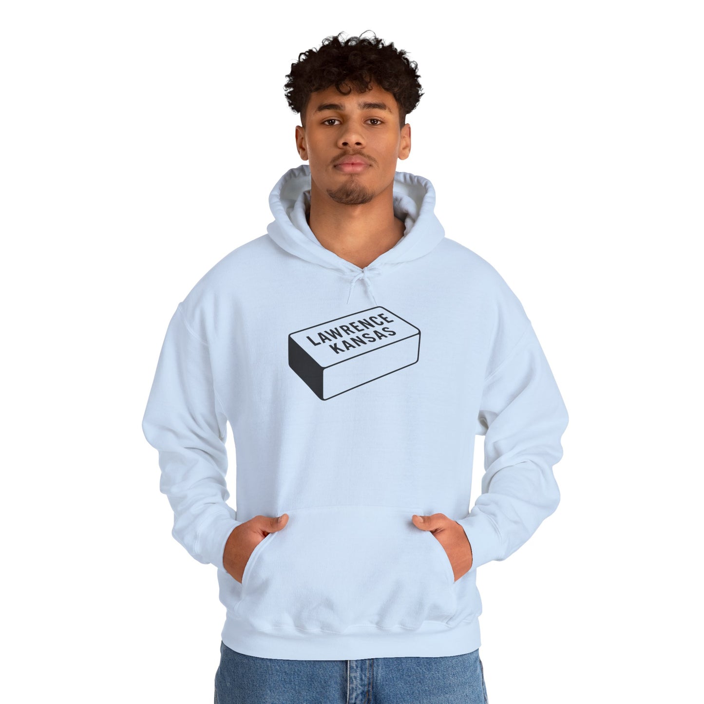 Lawrence Kansas Hoodie - Small Logo