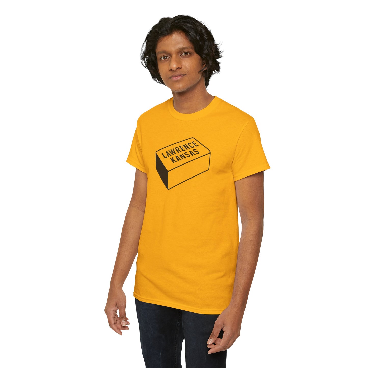Lawrence Kansas Brick Tee - Small Logo