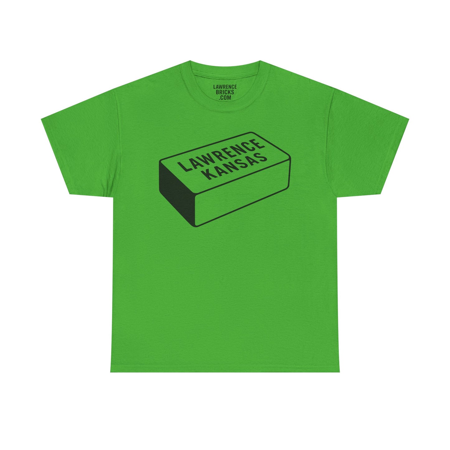 Lawrence Kansas Brick Tee - Large Logo