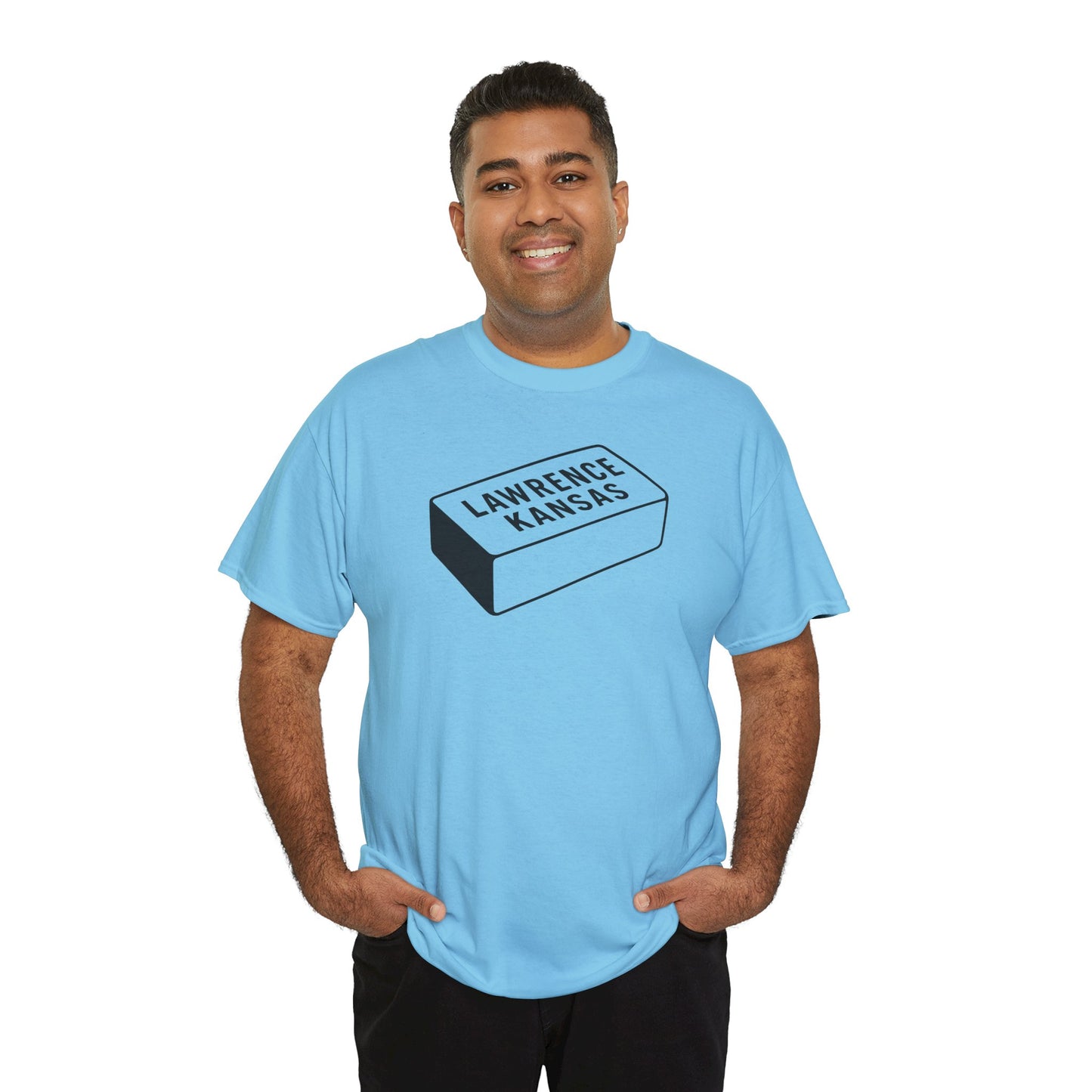 Lawrence Kansas Brick Tee - Small Logo