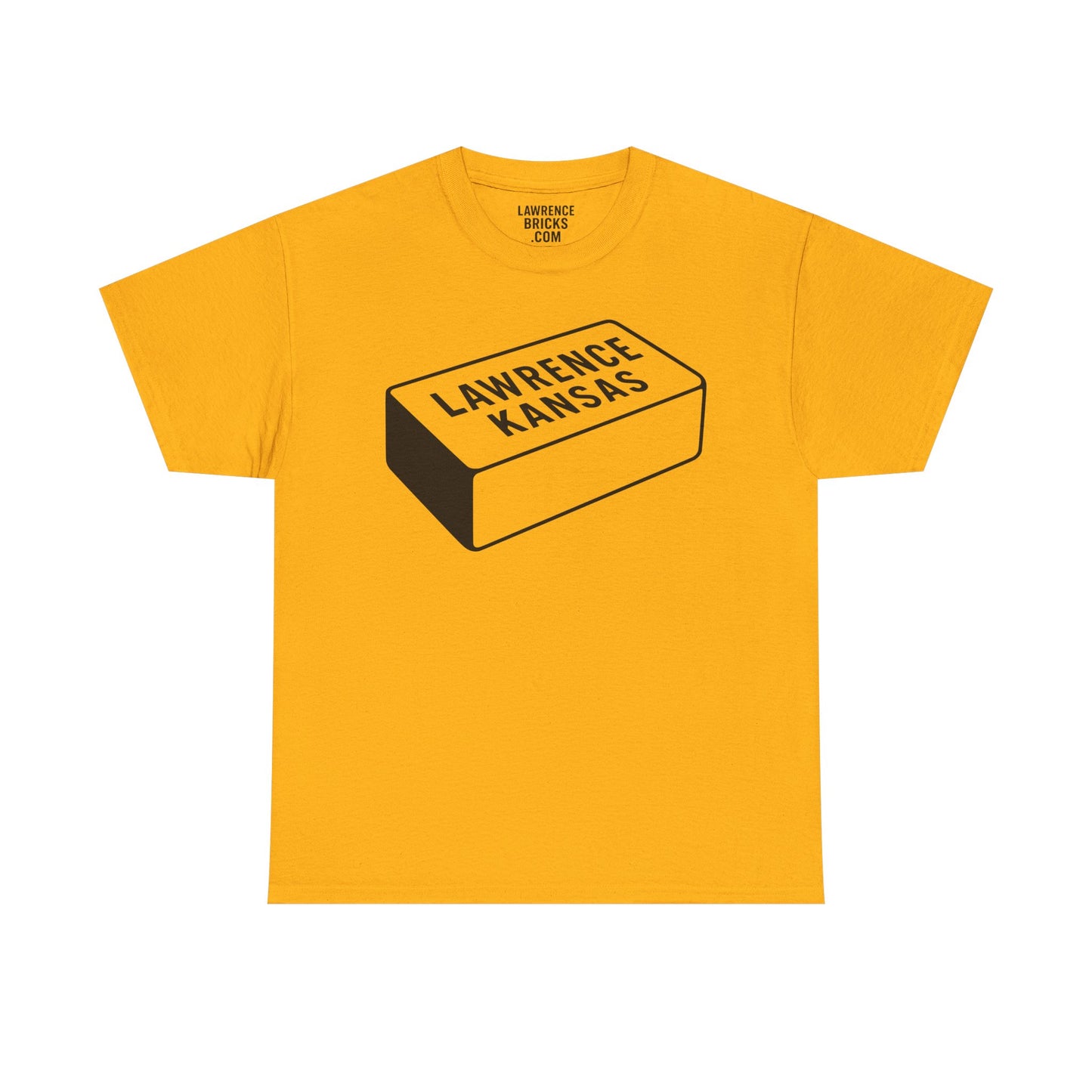 Lawrence Kansas Brick Tee - Large Logo
