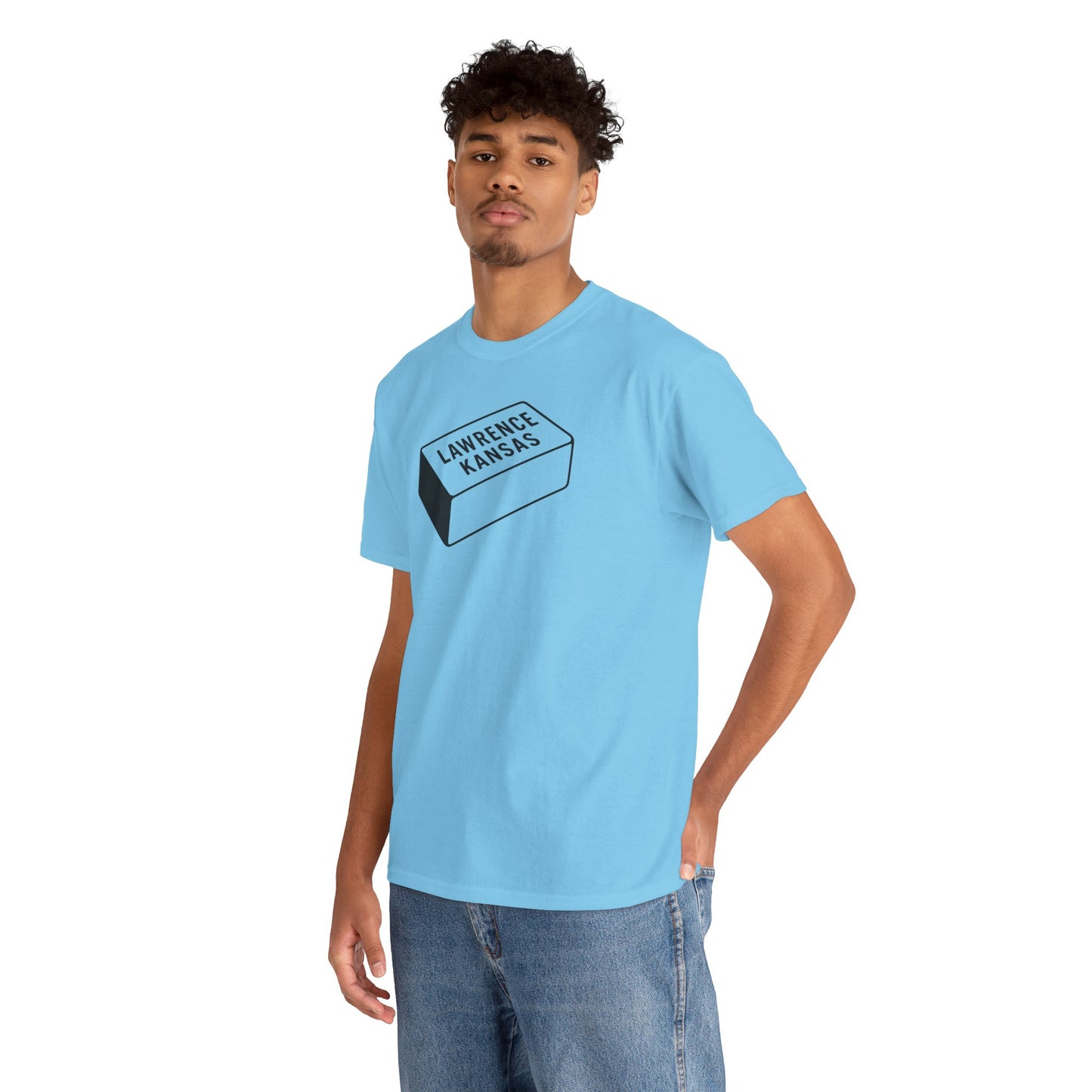 Lawrence Kansas Brick Tee - Small Logo