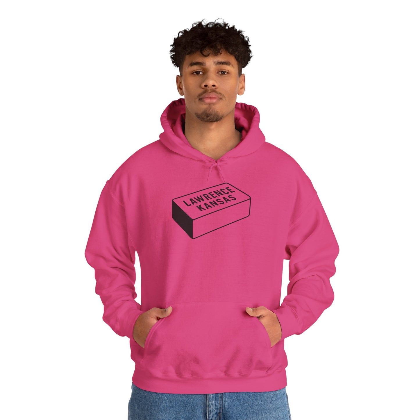 Lawrence Kansas Hoodie - Small Logo