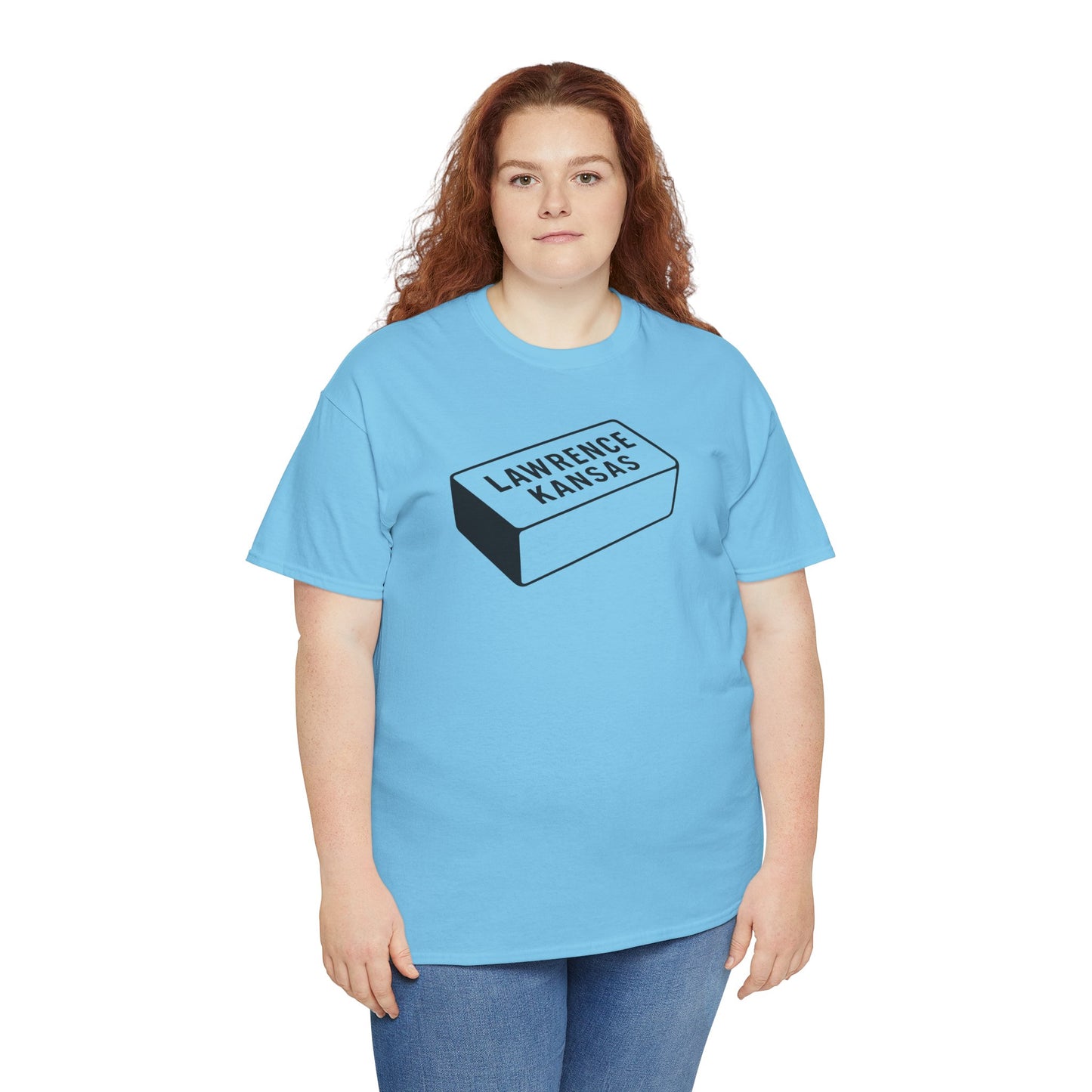 Lawrence Kansas Brick Tee - Small Logo