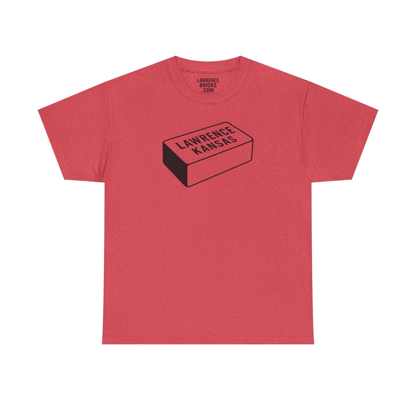Lawrence Kansas Brick Tee - Small Logo