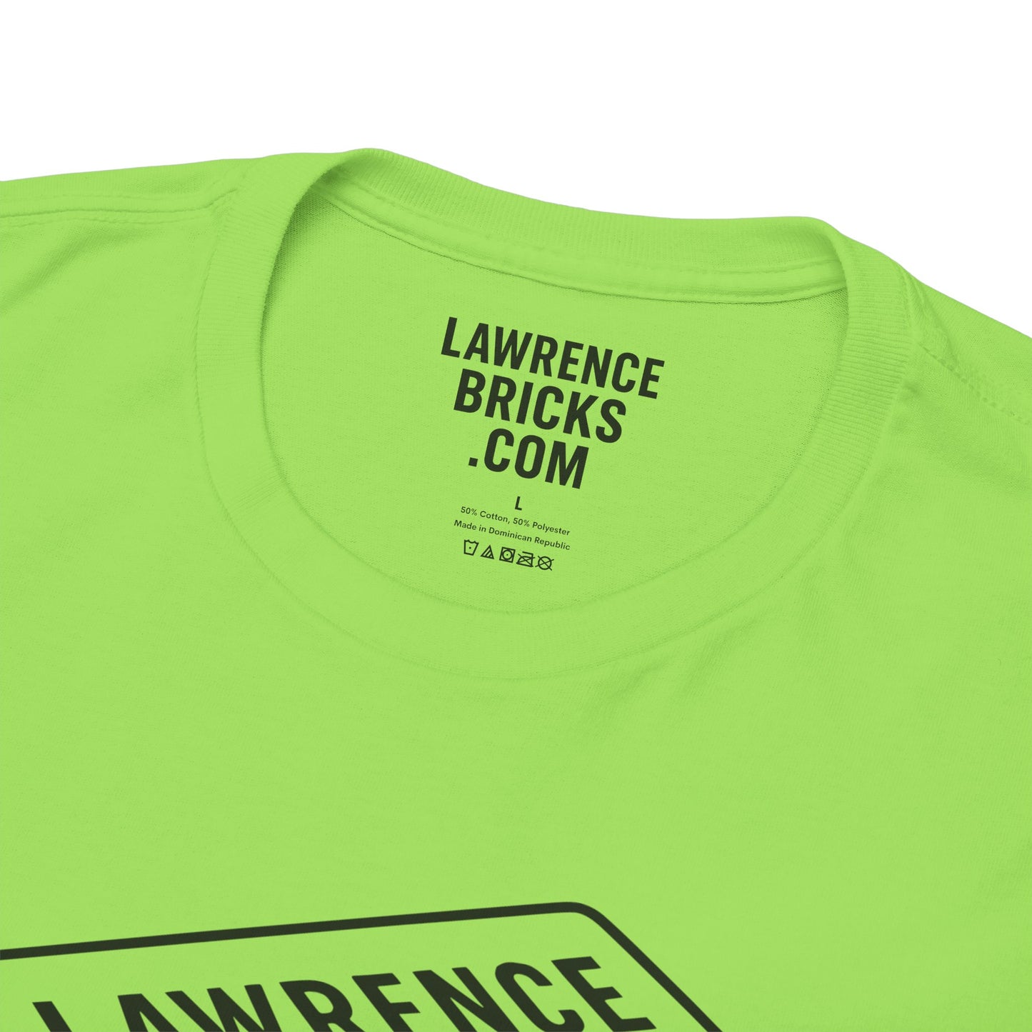 Lawrence Kansas Brick Tee - Small Logo