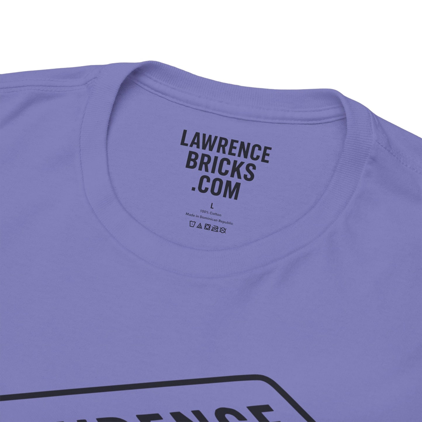 Lawrence Kansas Brick Tee - Large Logo
