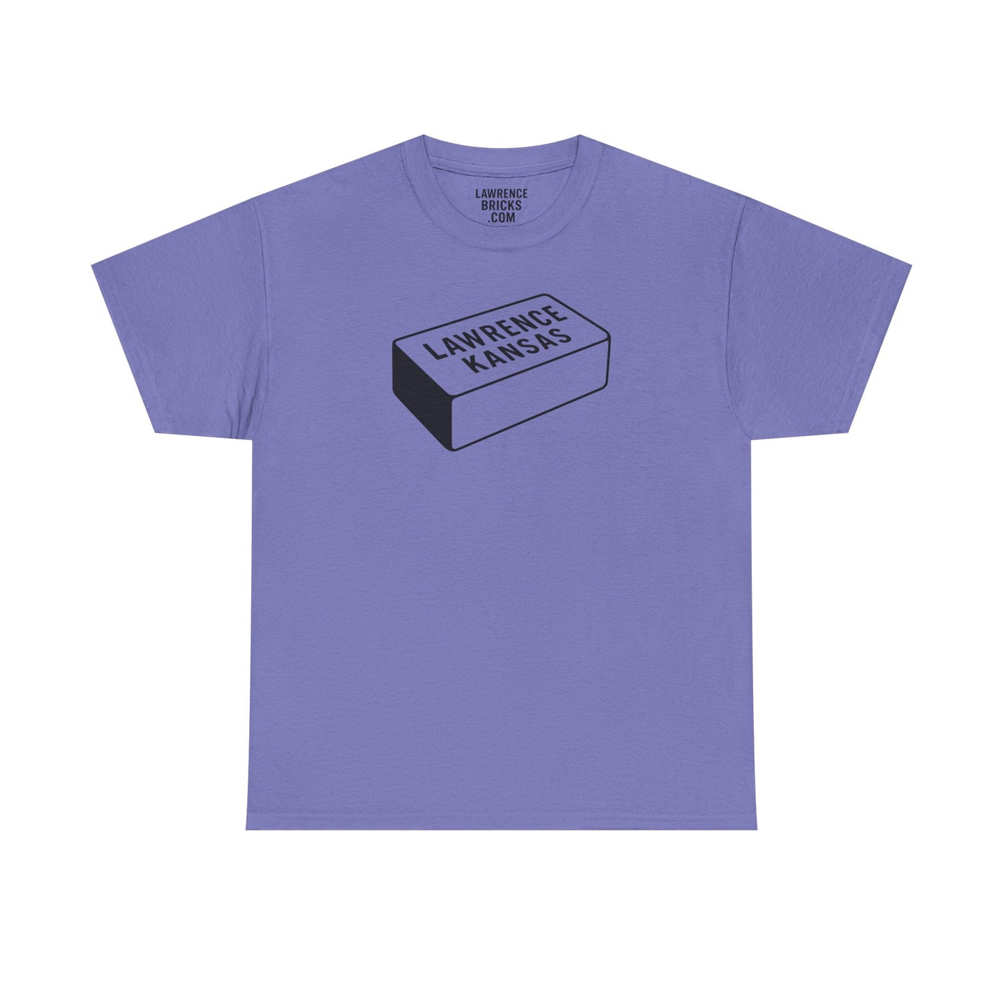 Lawrence Kansas Brick Tee - Small Logo