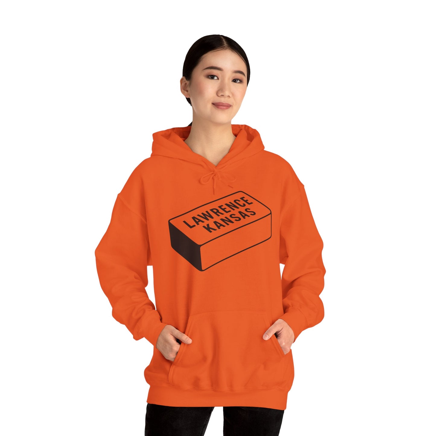 Lawrence Kansas Hoodie - Large Logo