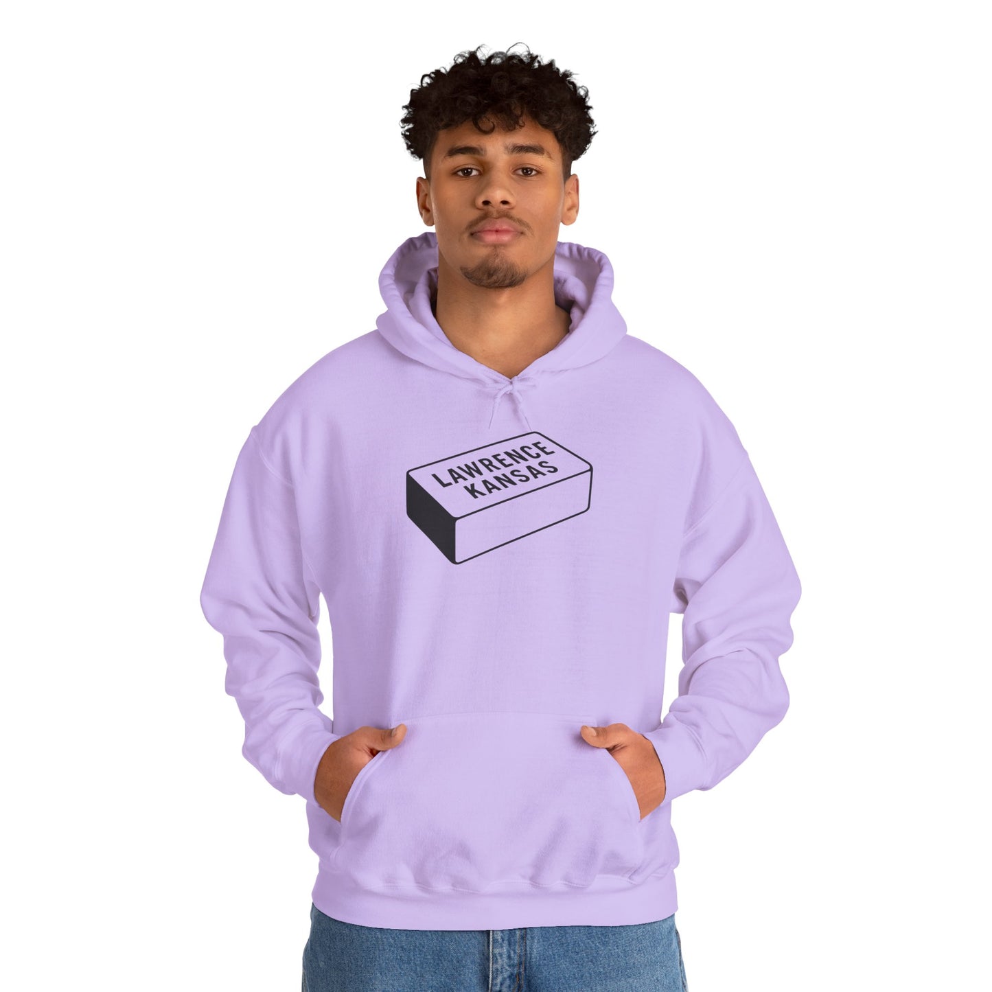 Lawrence Kansas Hoodie - Small Logo
