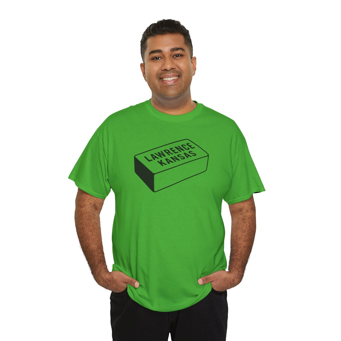Lawrence Kansas Brick Tee - Small Logo