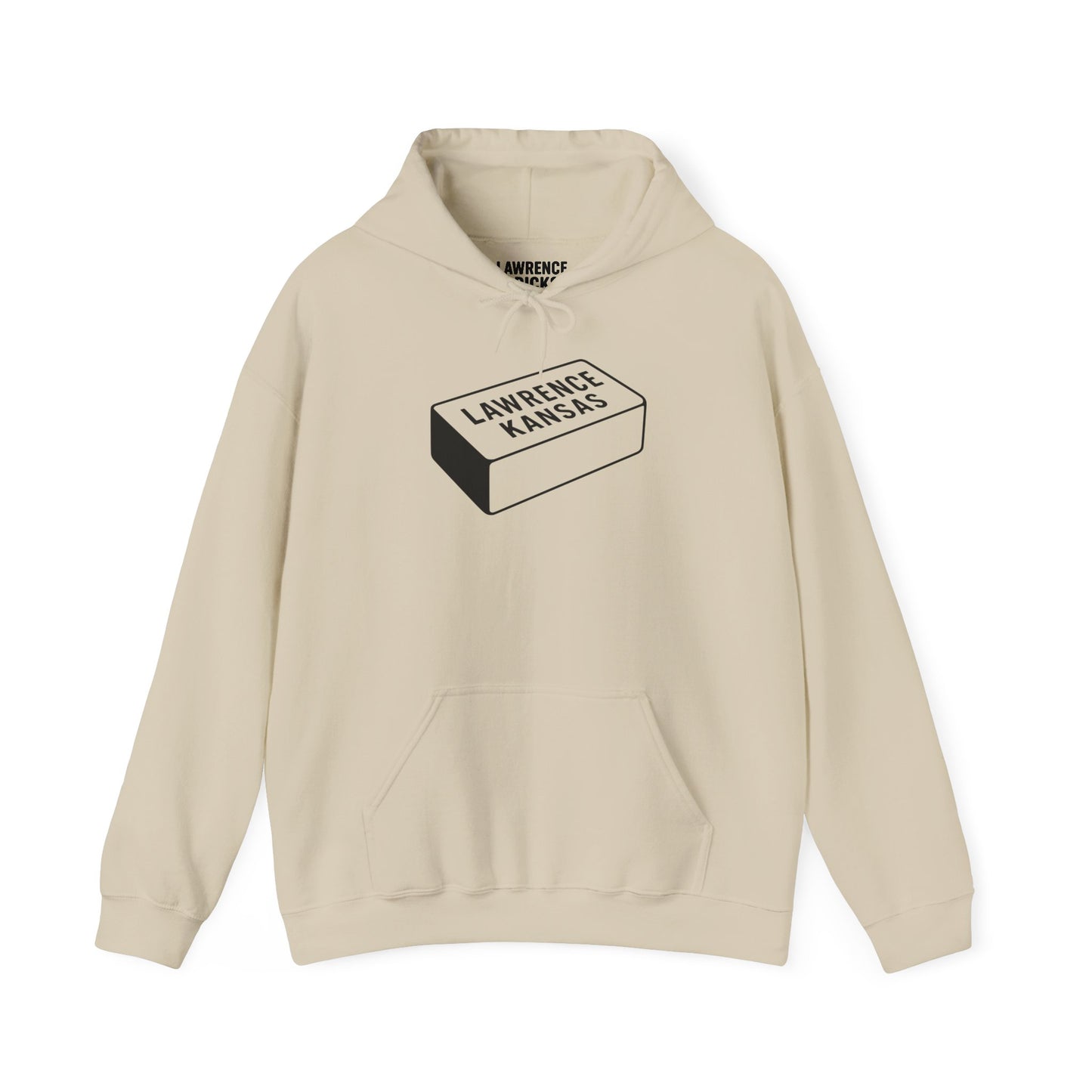 Lawrence Kansas Hoodie - Small Logo