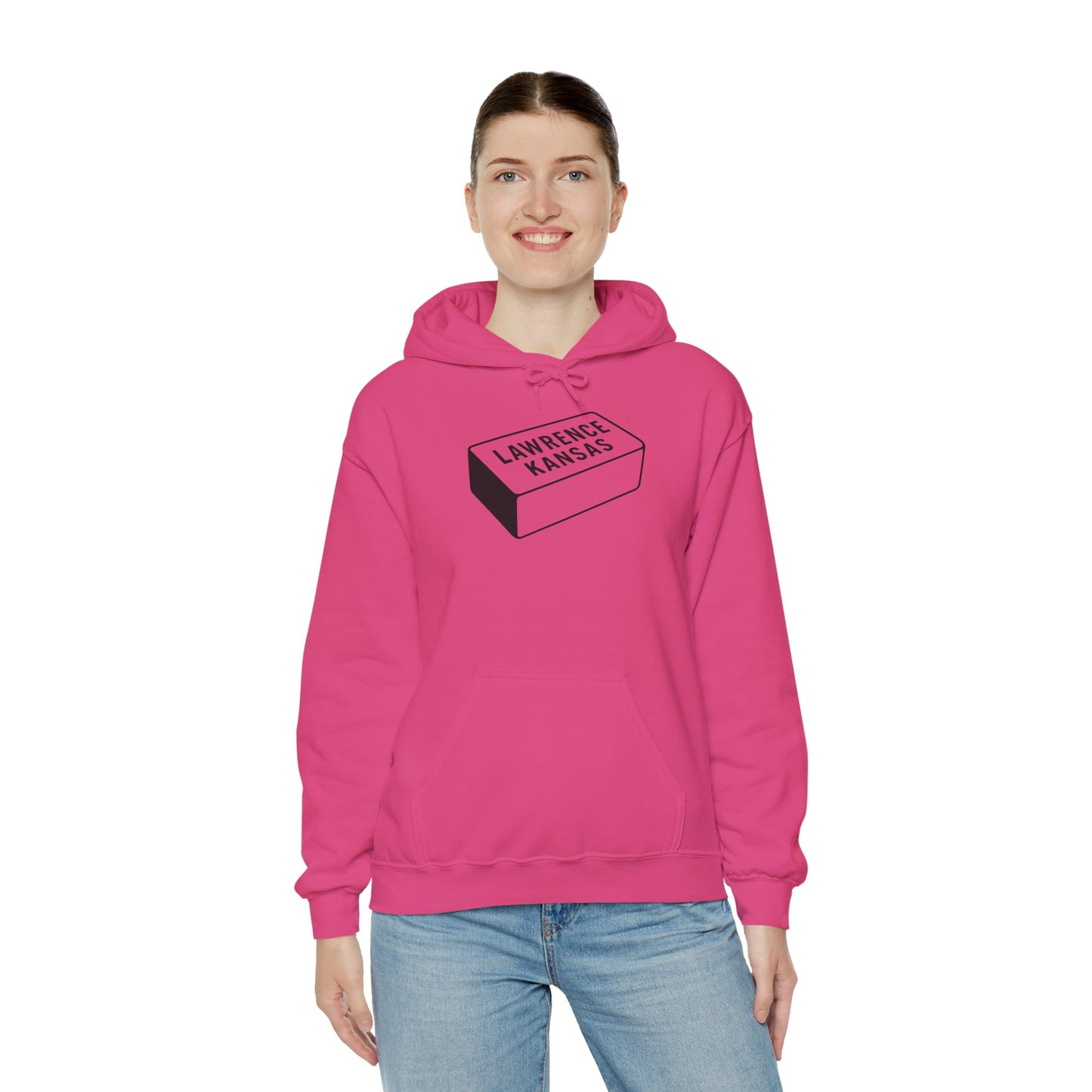 Lawrence Kansas Hoodie - Small Logo