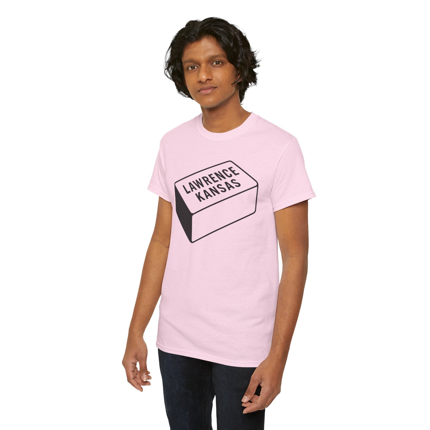 Lawrence Kansas Brick Tee - Large Logo