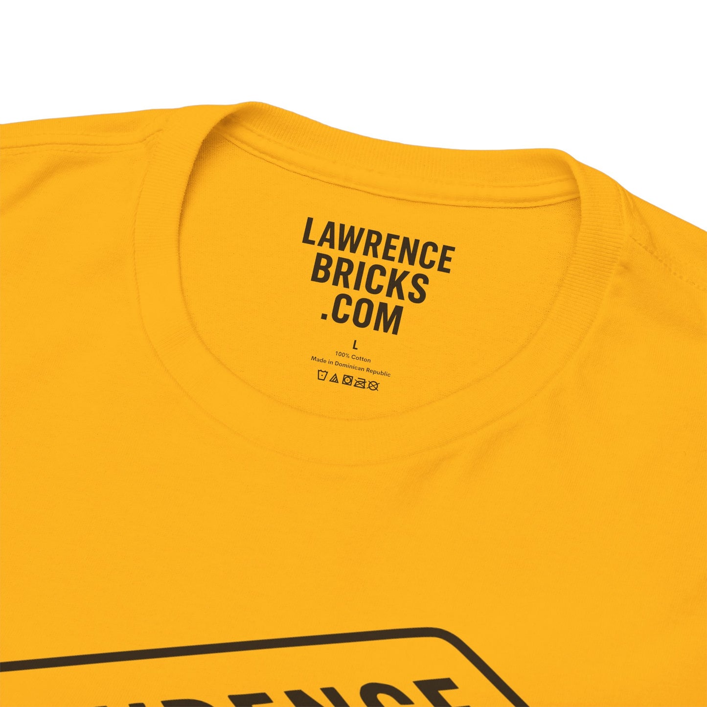 Lawrence Kansas Brick Tee - Large Logo