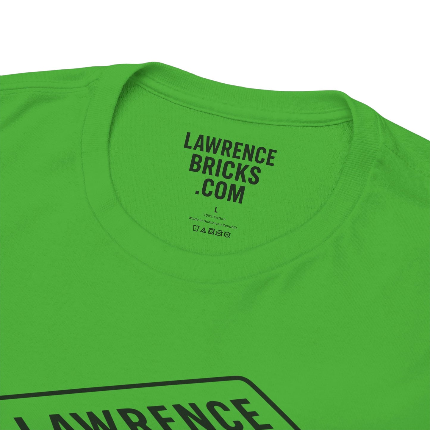 Lawrence Kansas Brick Tee - Small Logo