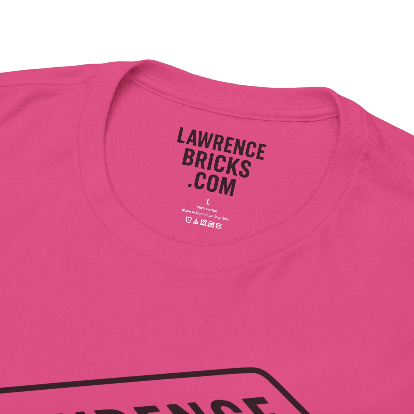 Lawrence Kansas Brick Tee - Large Logo