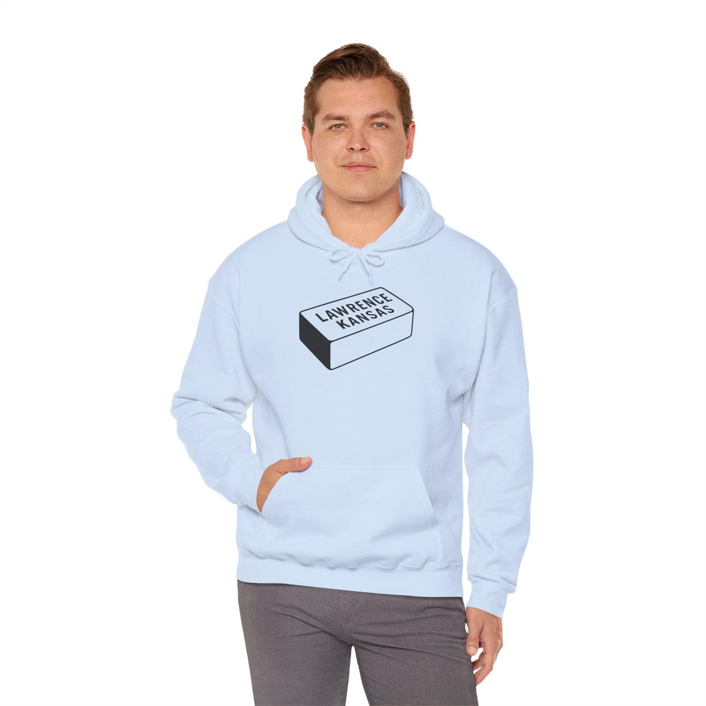 Lawrence Kansas Hoodie - Small Logo