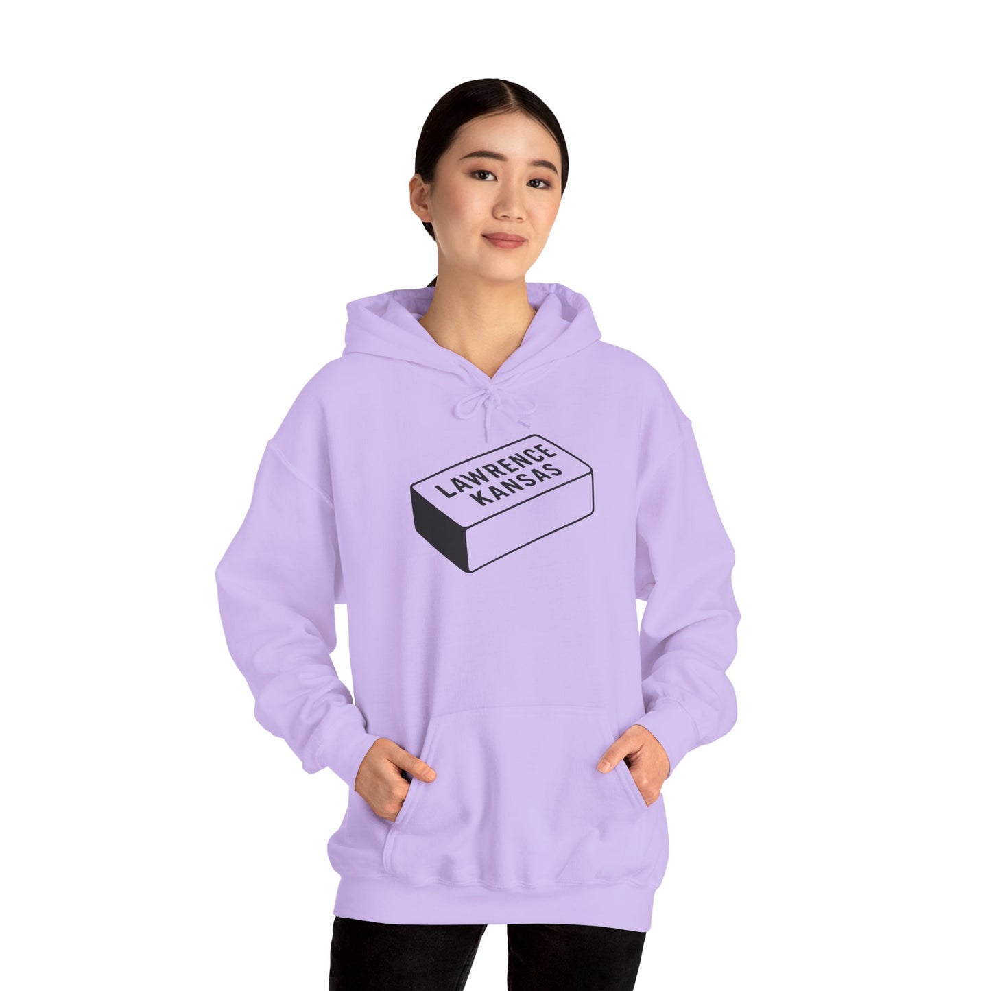 Lawrence Kansas Hoodie - Small Logo