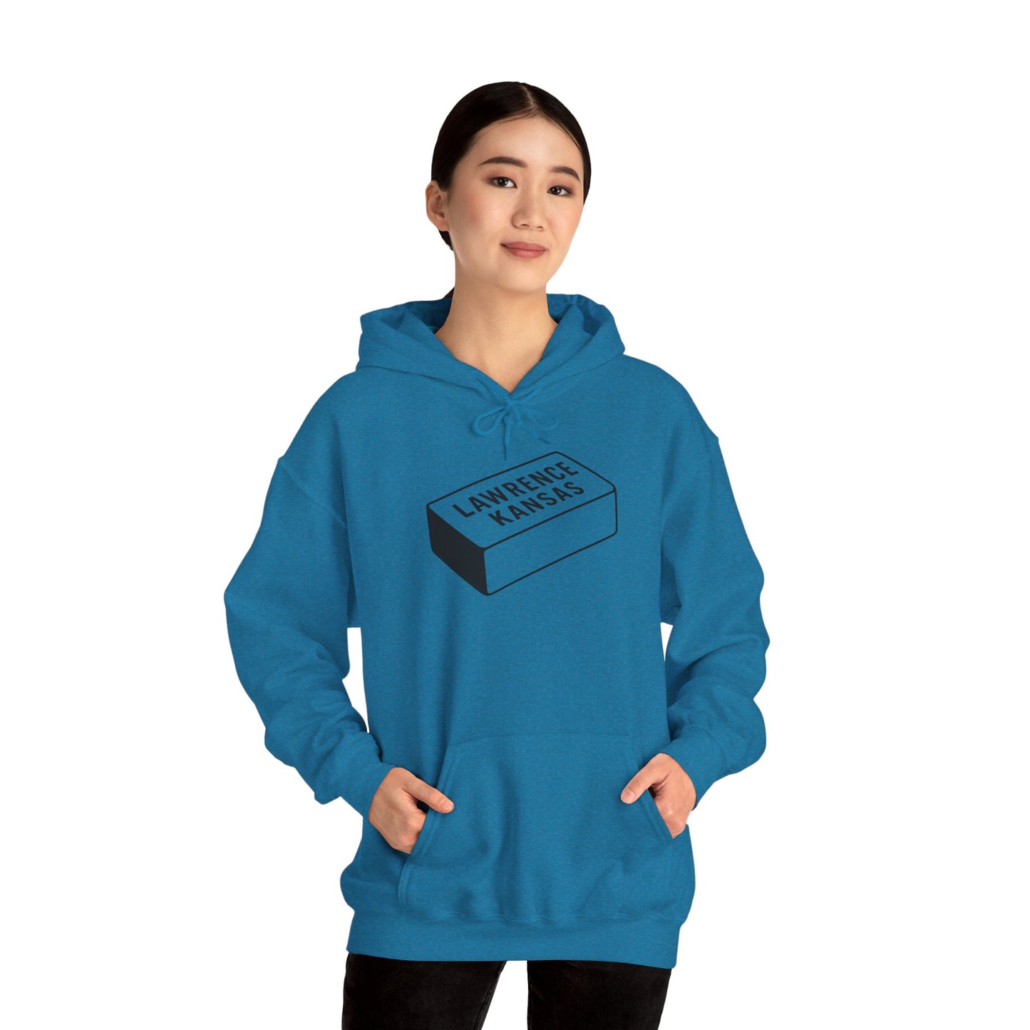 Lawrence Kansas Hoodie - Small Logo