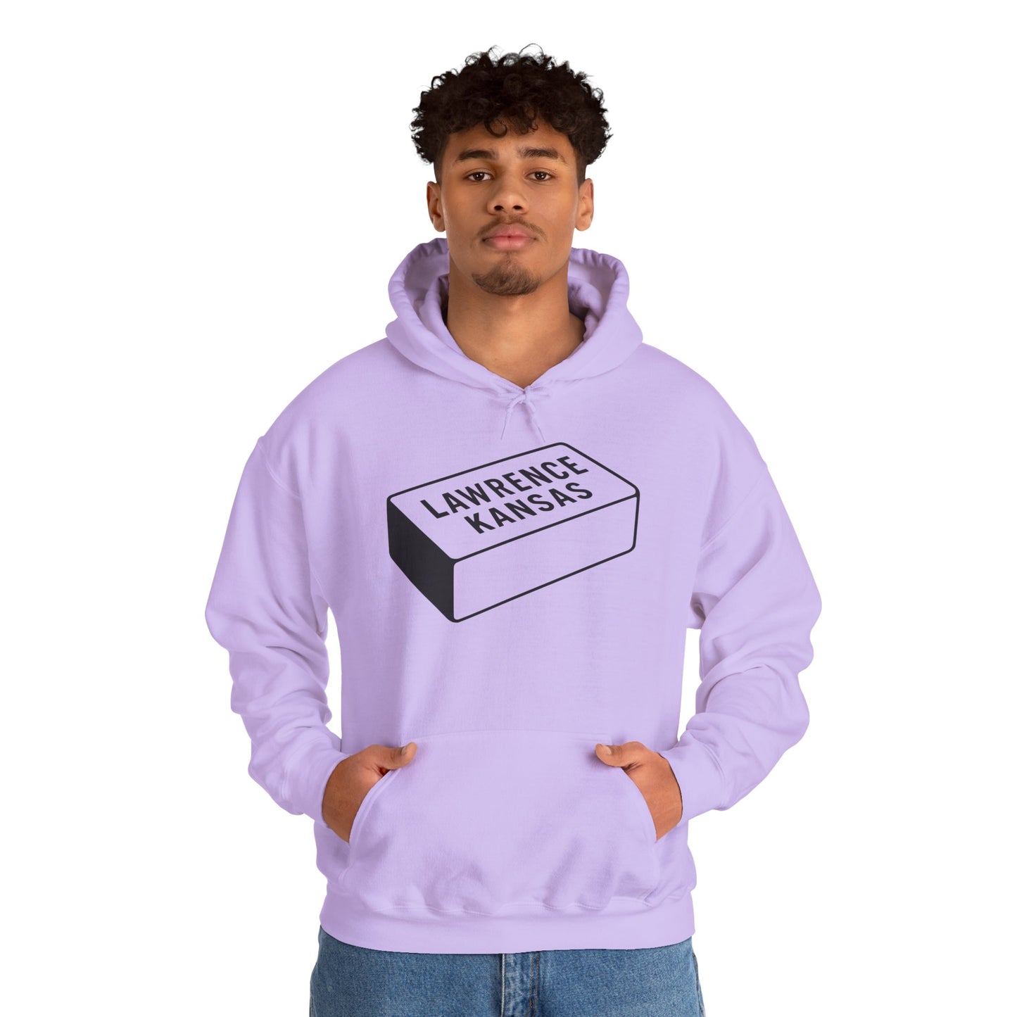 Lawrence Kansas Hoodie - Large Logo