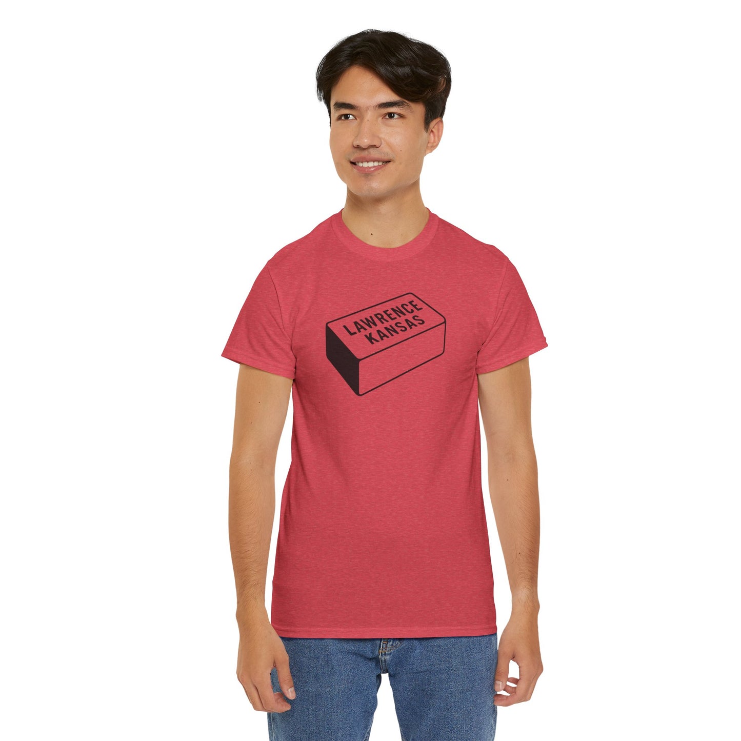 Lawrence Kansas Brick Tee - Small Logo