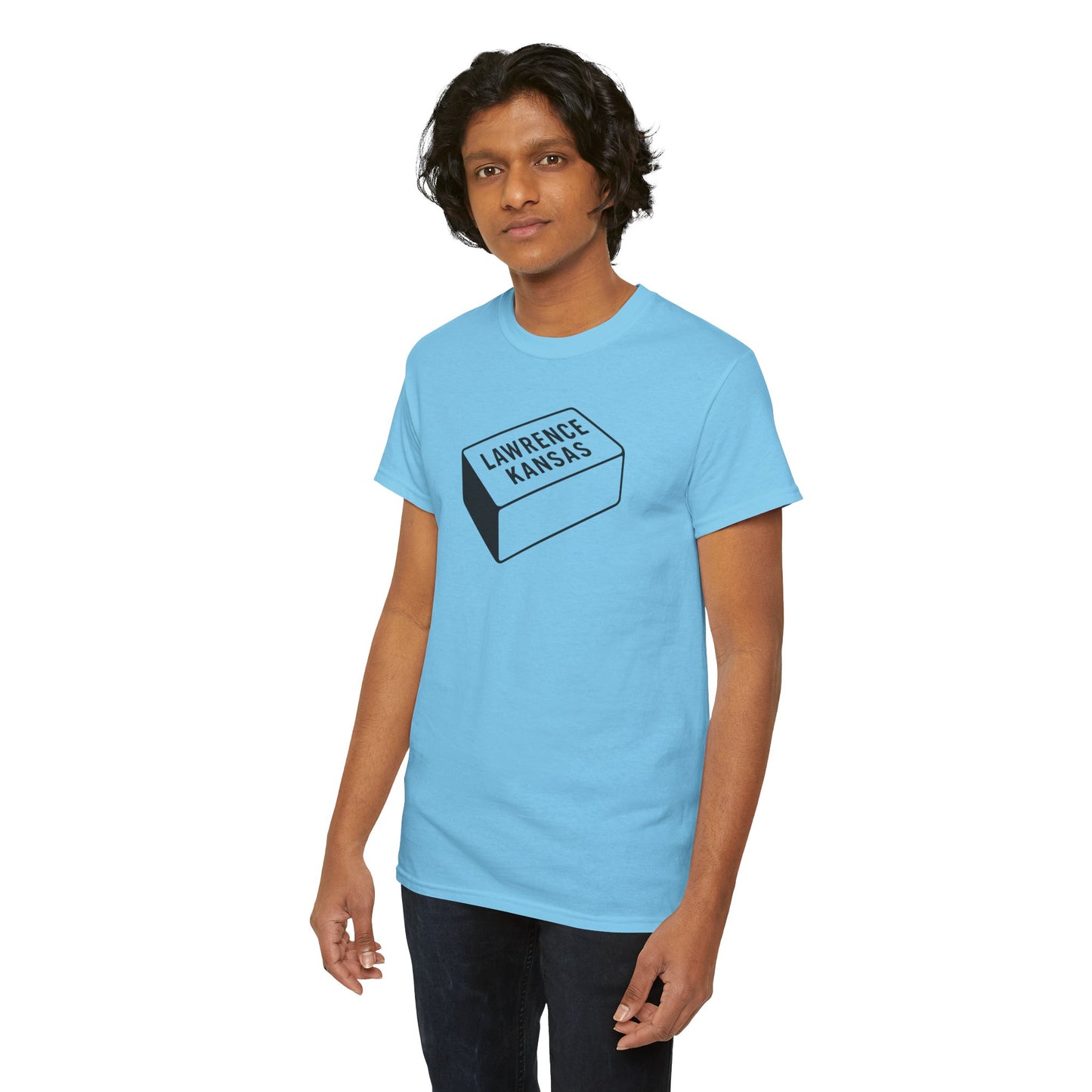 Lawrence Kansas Brick Tee - Small Logo