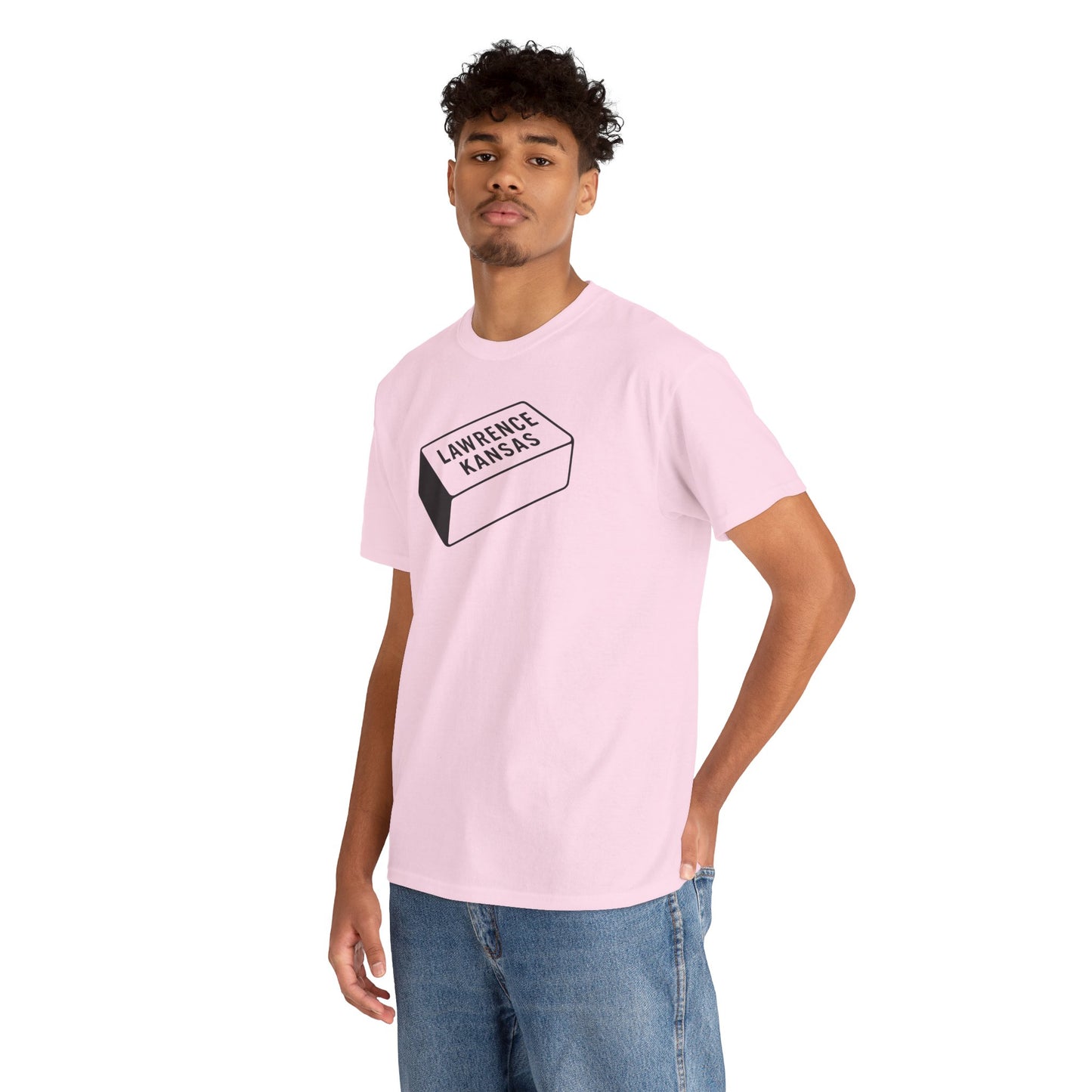 Lawrence Kansas Brick Tee - Small Logo