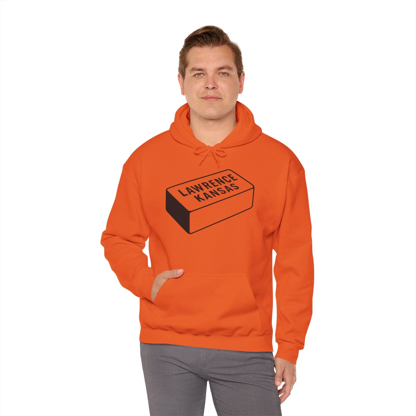 Lawrence Kansas Hoodie - Large Logo