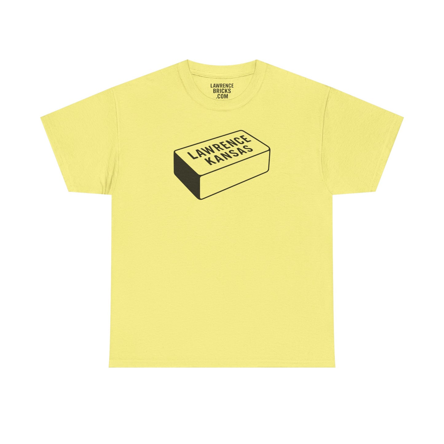 Lawrence Kansas Brick Tee - Small Logo
