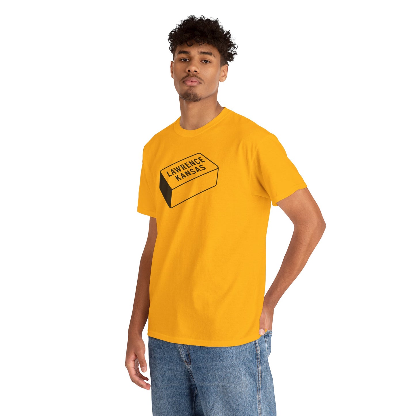 Lawrence Kansas Brick Tee - Small Logo
