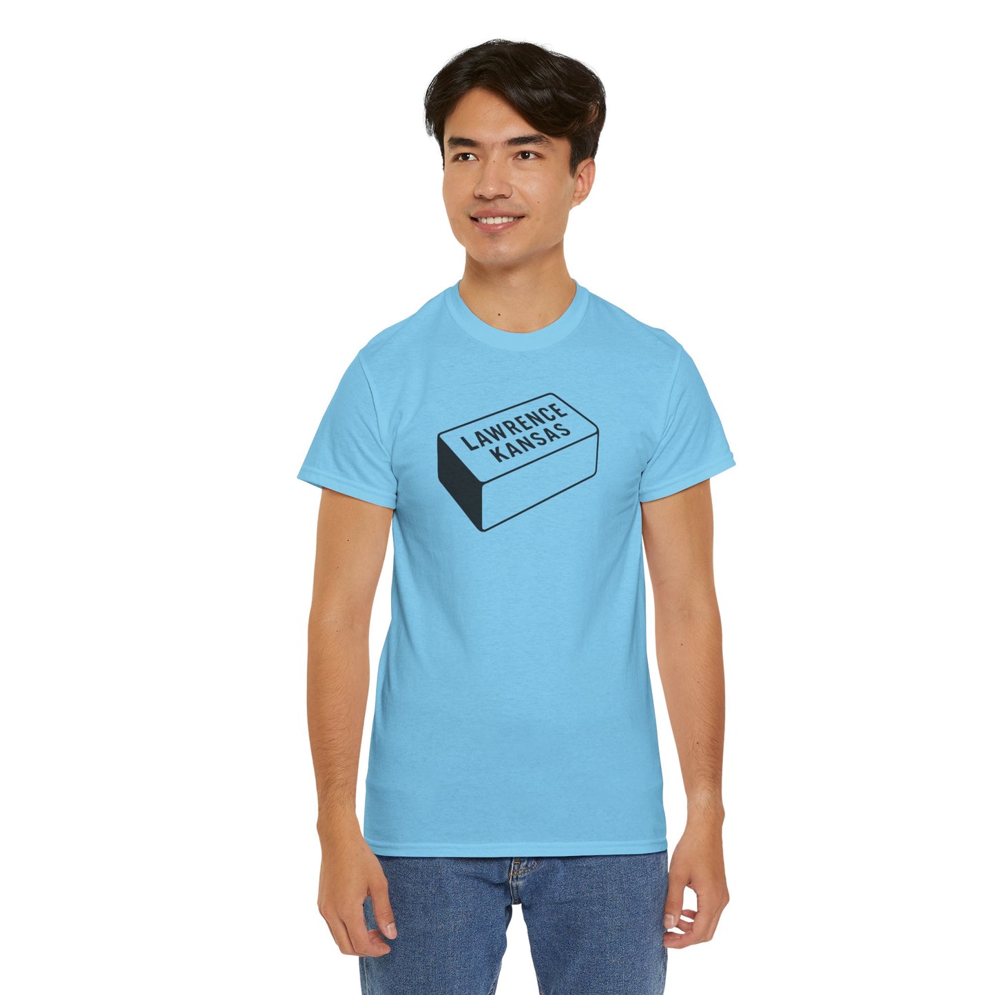 Lawrence Kansas Brick Tee - Small Logo