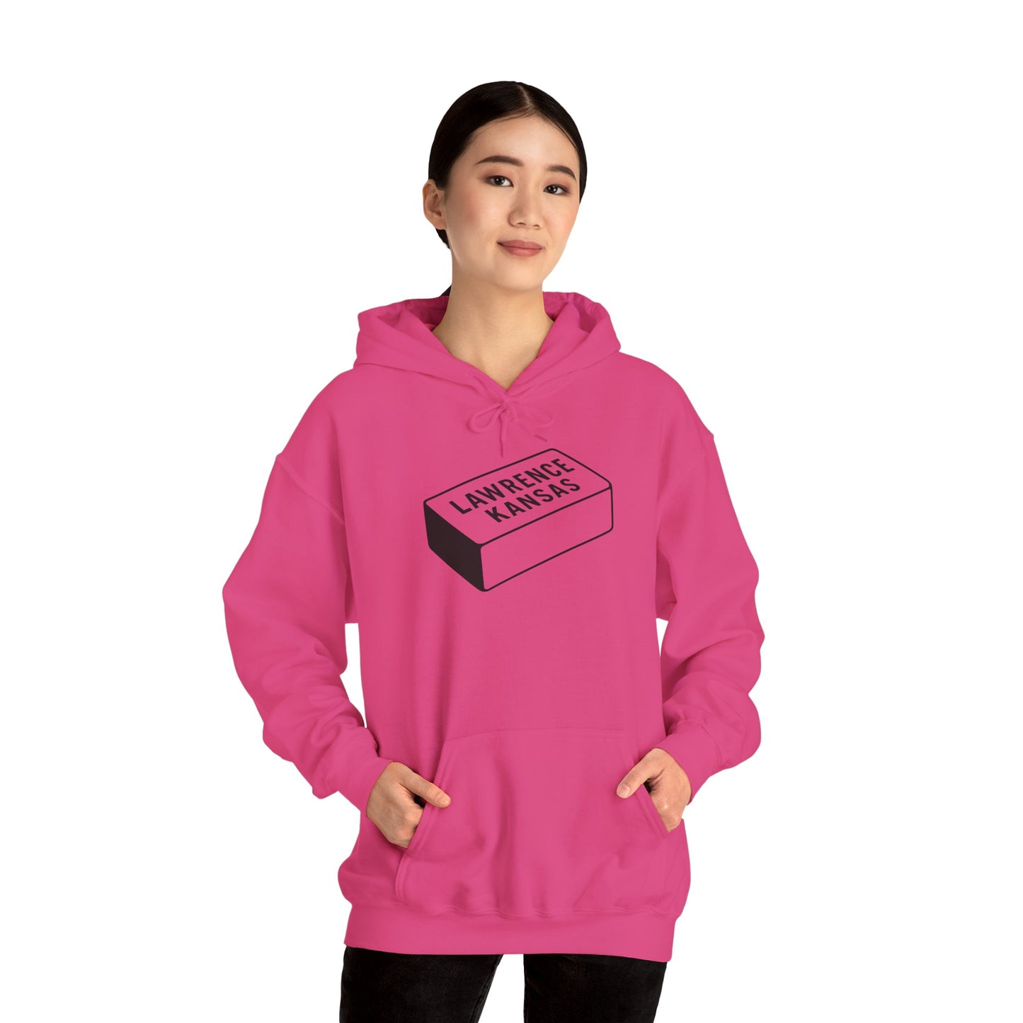 Lawrence Kansas Hoodie - Small Logo