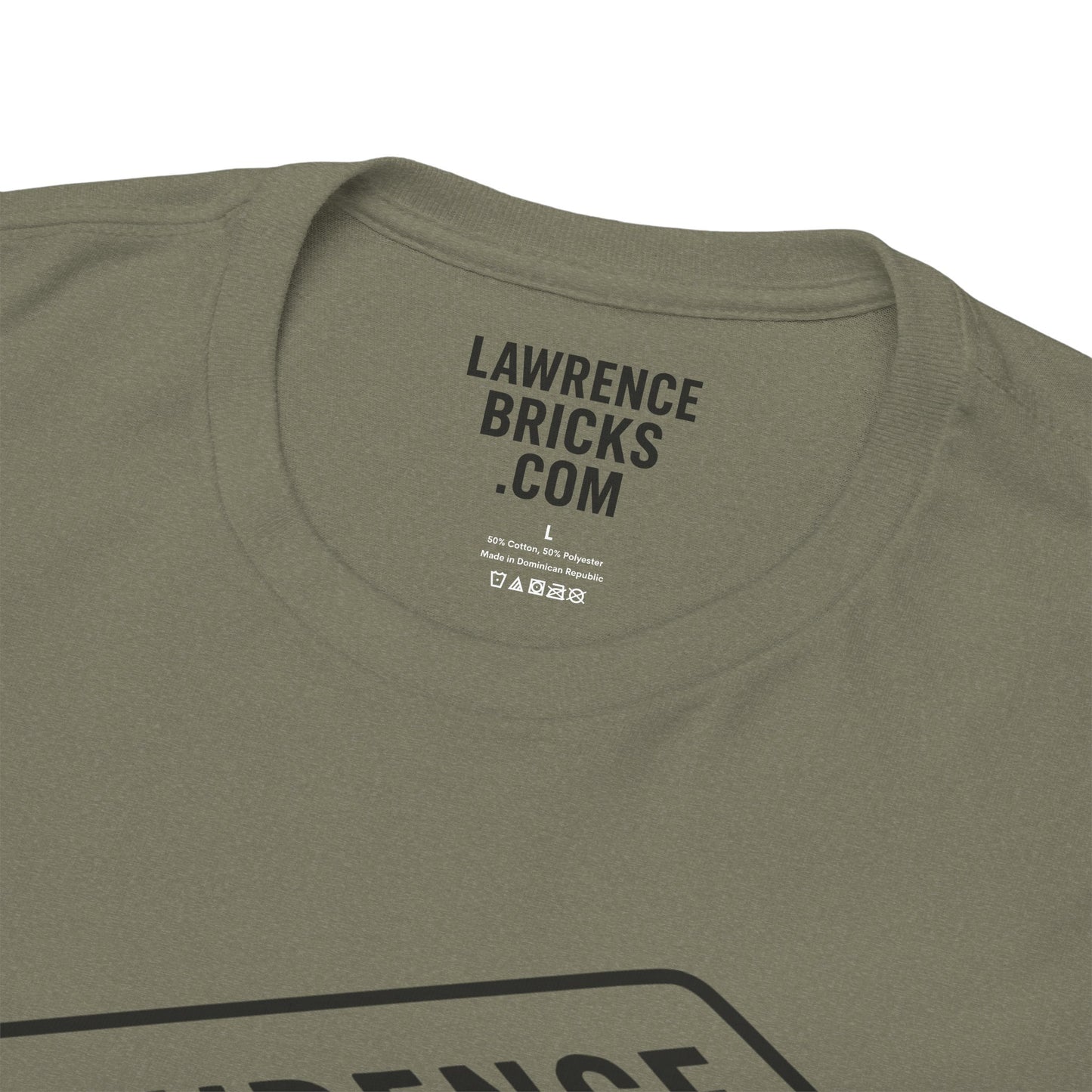 Lawrence Kansas Brick Tee - Large Logo