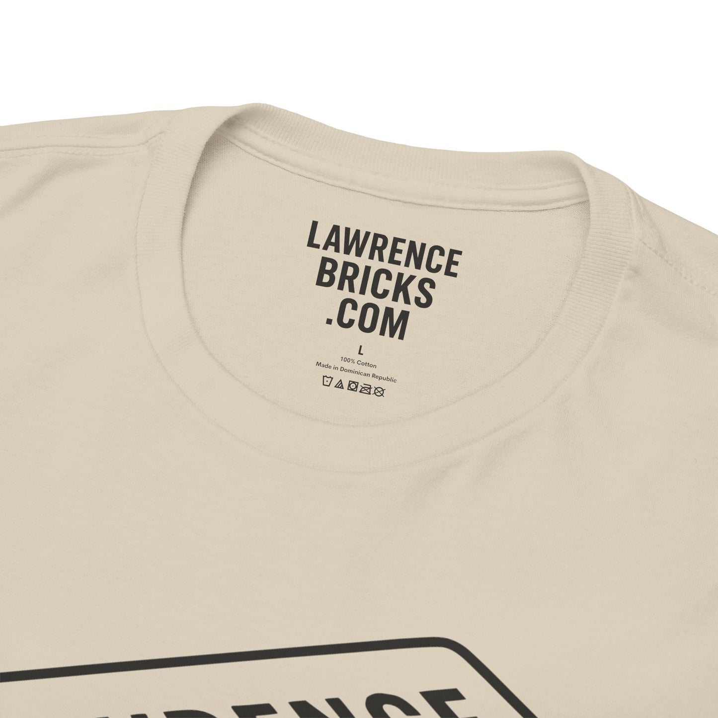 Lawrence Kansas Brick Tee - Large Logo