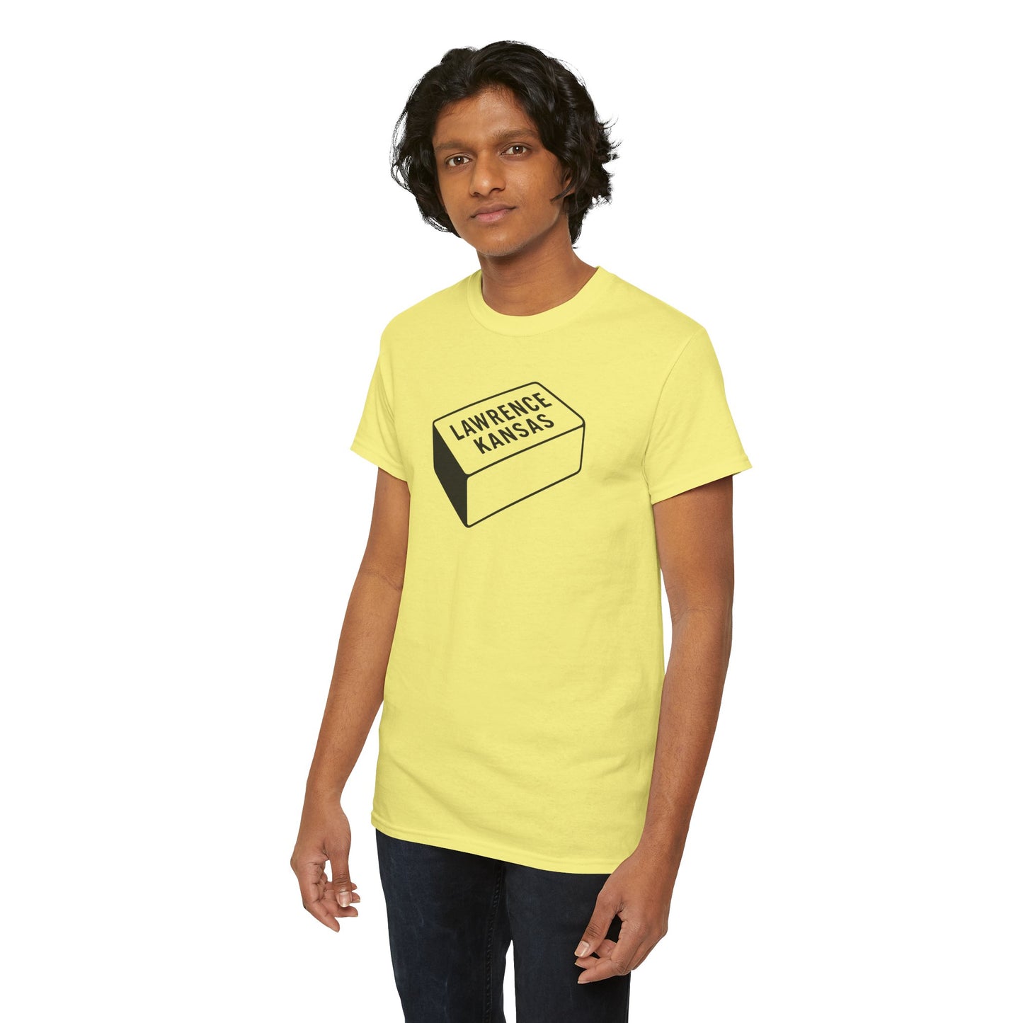 Lawrence Kansas Brick Tee - Small Logo