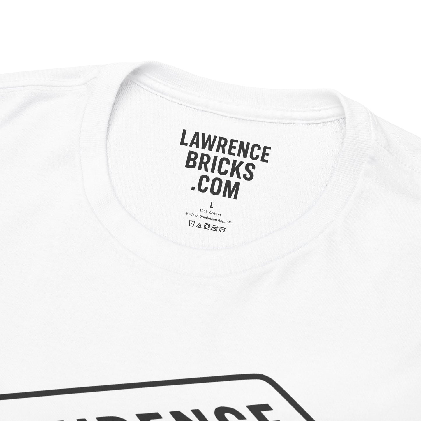Lawrence Kansas Brick Tee - Large Logo