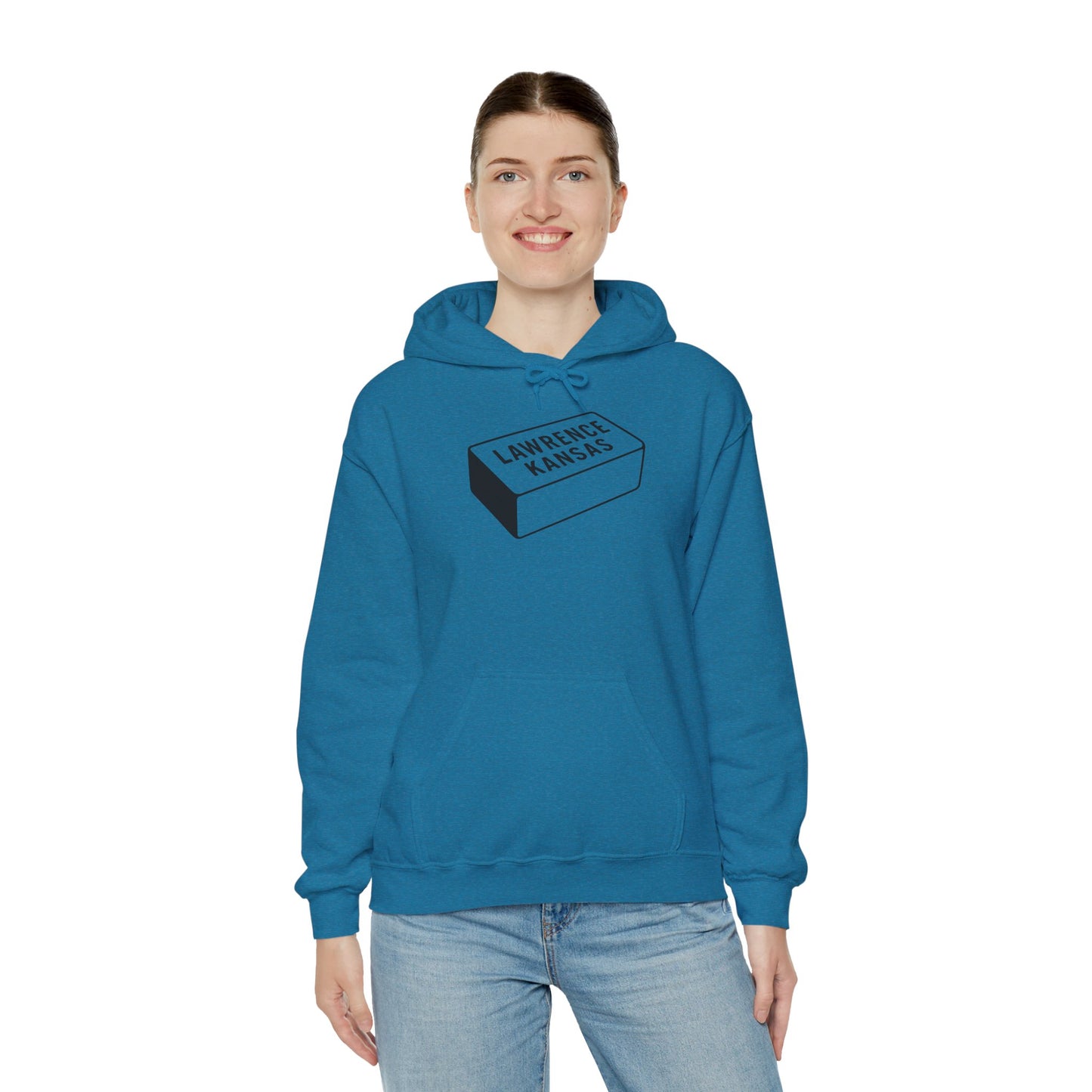 Lawrence Kansas Hoodie - Small Logo
