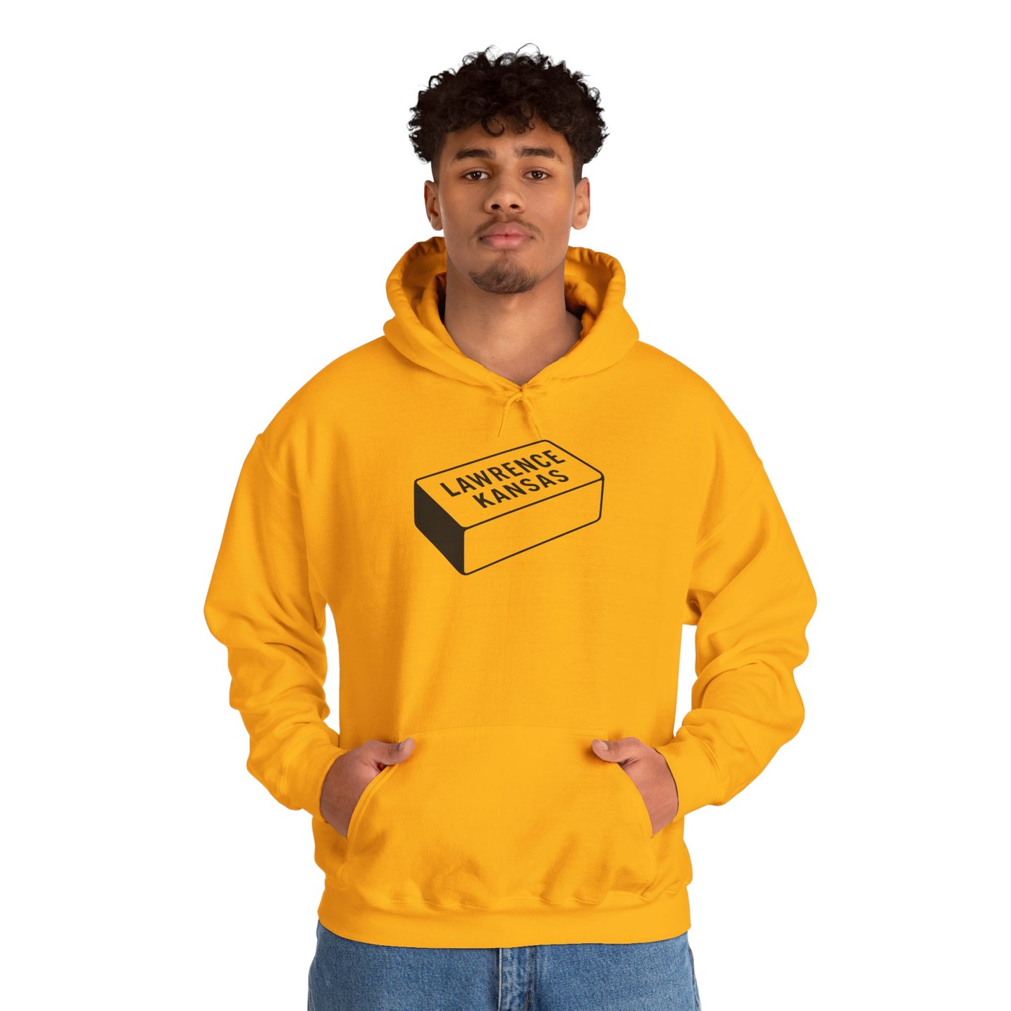 Lawrence Kansas Hoodie - Small Logo