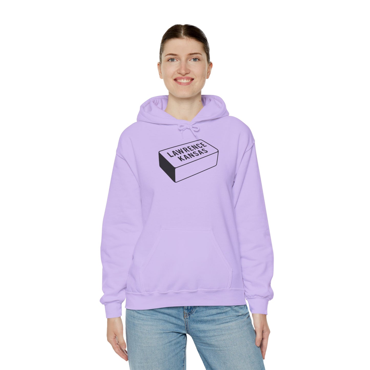 Lawrence Kansas Hoodie - Small Logo