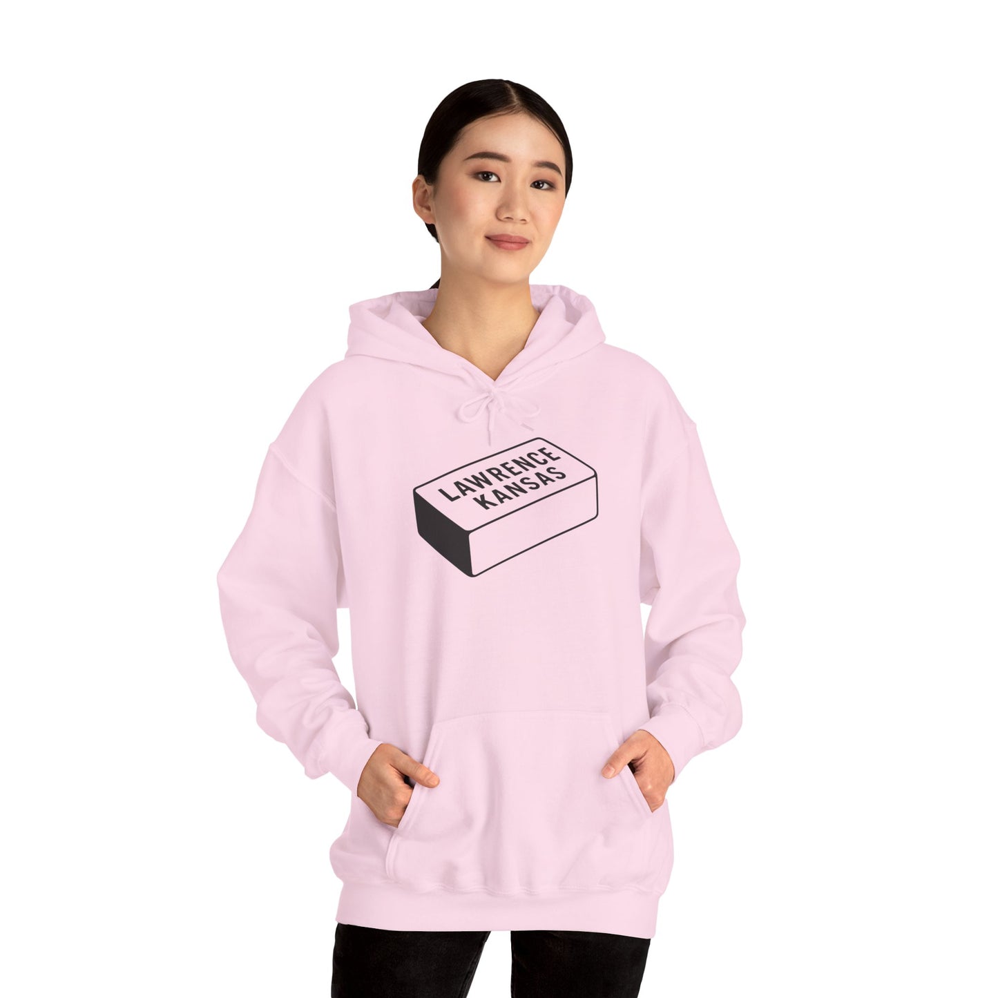 Lawrence Kansas Hoodie - Small Logo