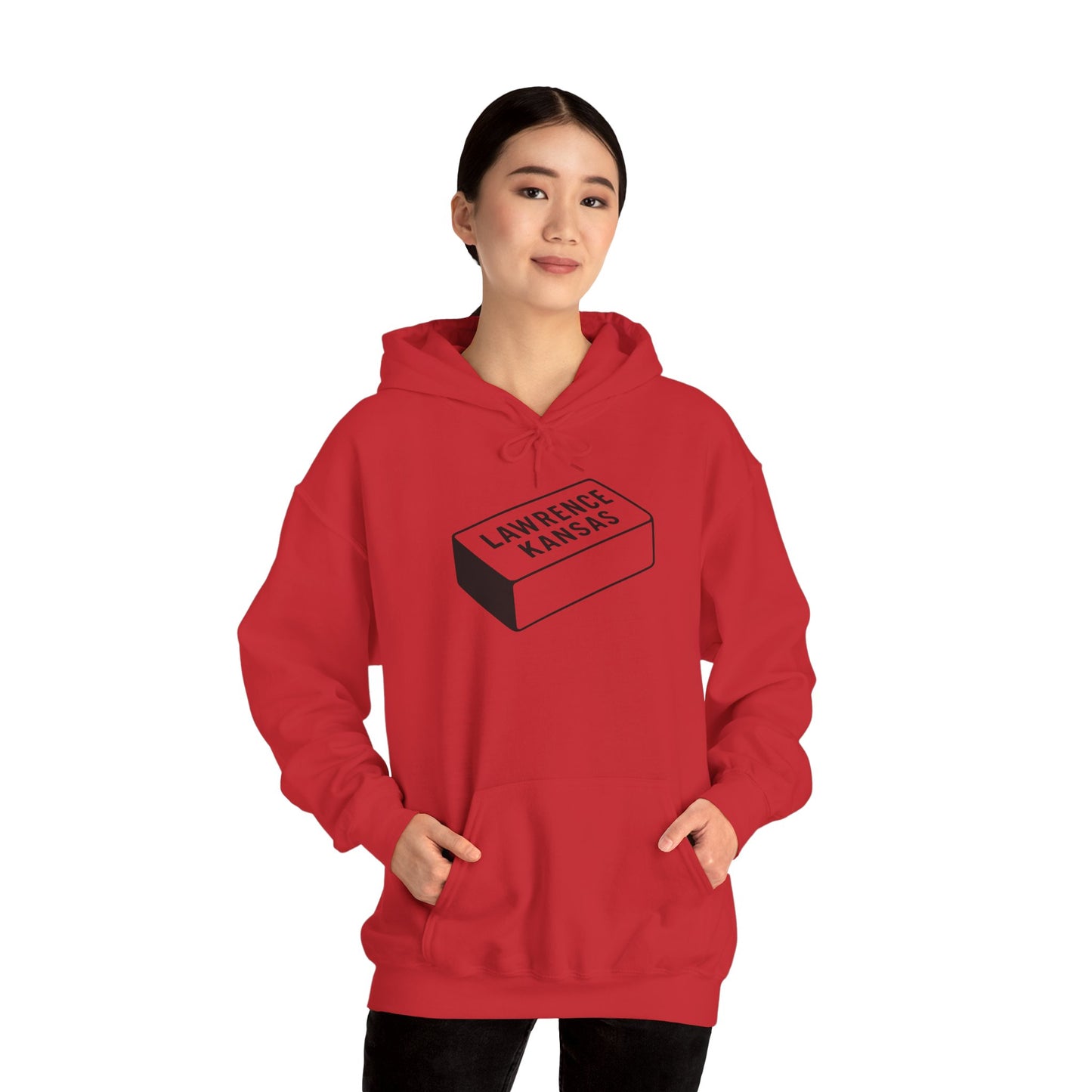 Lawrence Kansas Hoodie - Small Logo