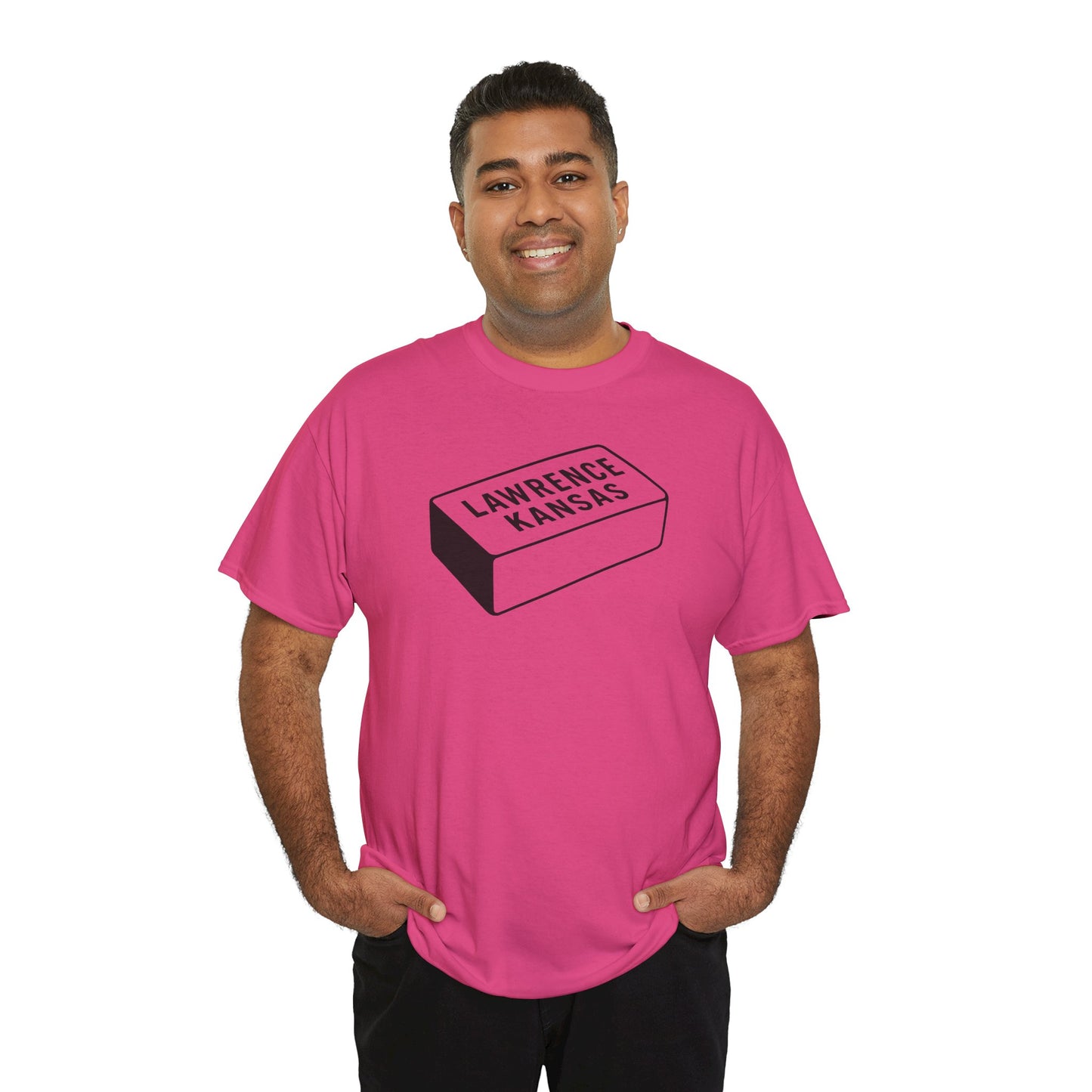 Lawrence Kansas Brick Tee - Small Logo