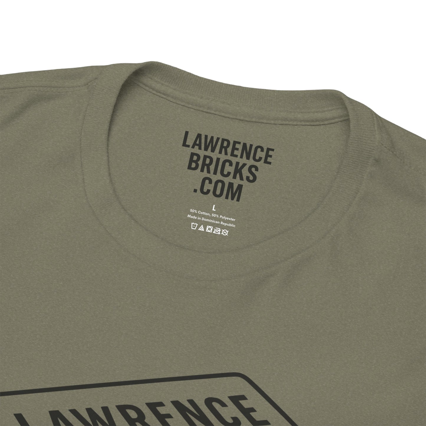 Lawrence Kansas Brick Tee - Small Logo