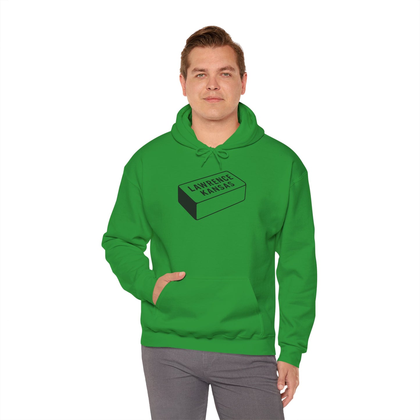 Lawrence Kansas Hoodie - Small Logo