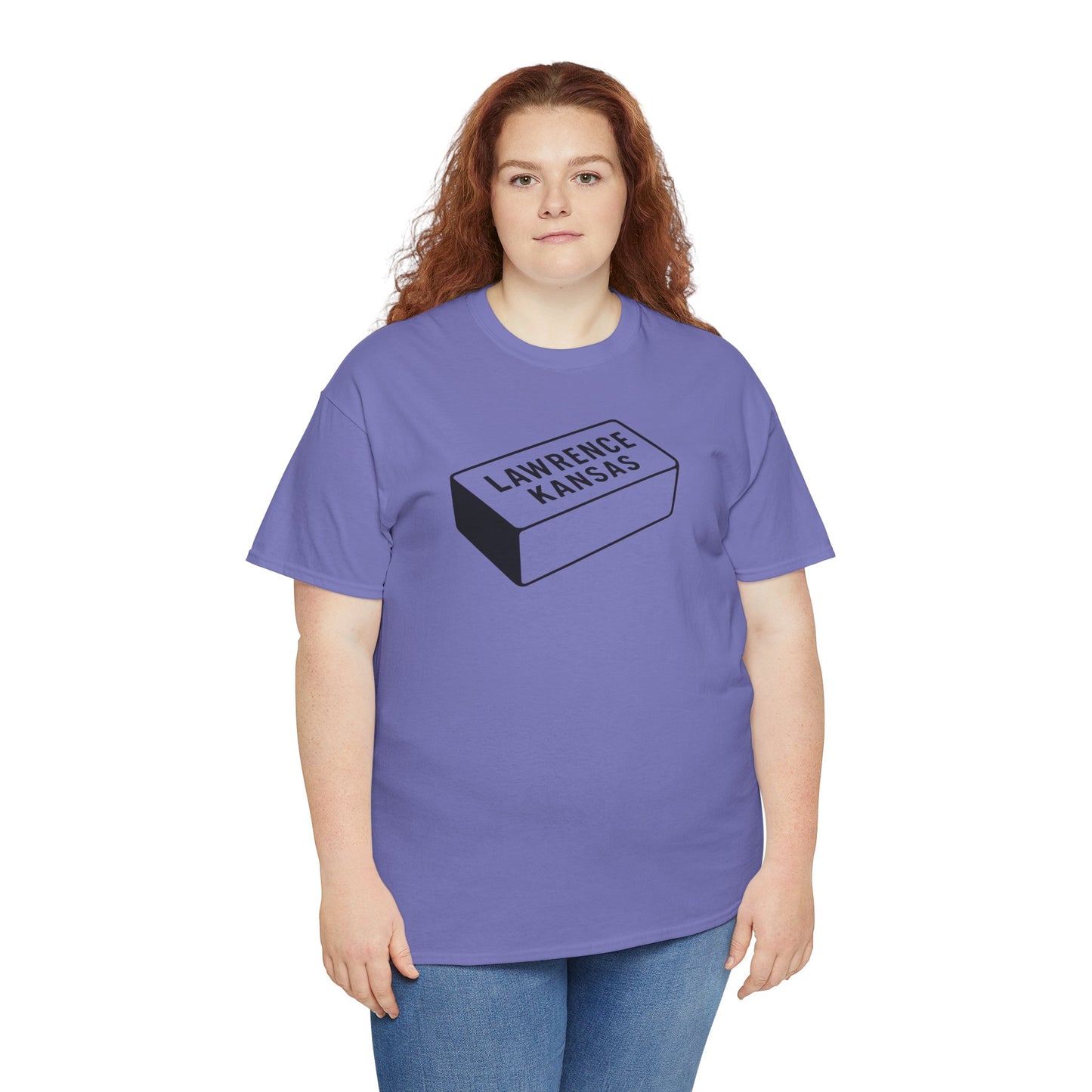 Lawrence Kansas Brick Tee - Small Logo