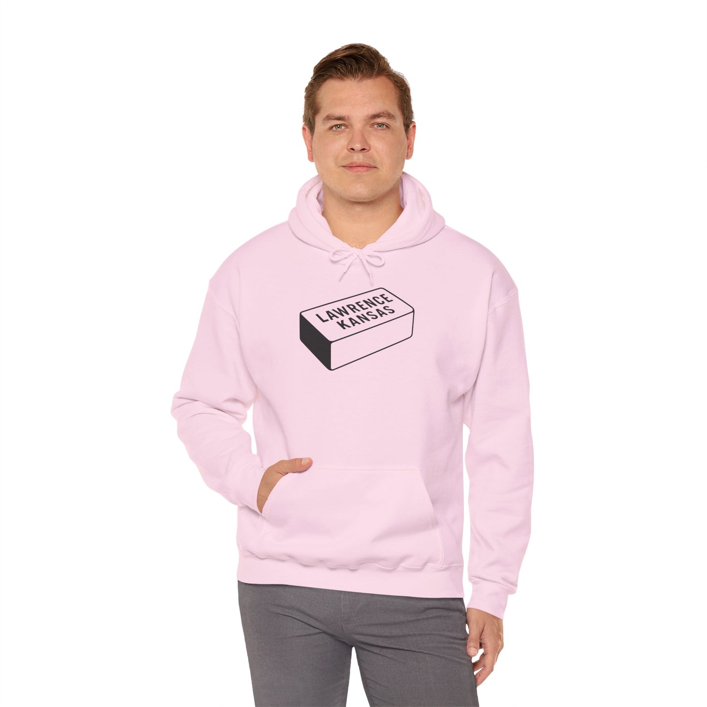 Lawrence Kansas Hoodie - Small Logo