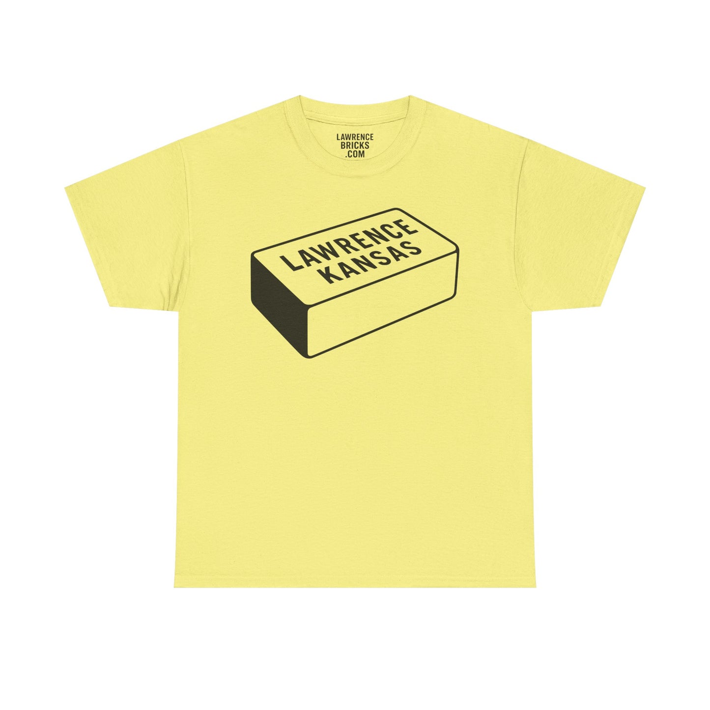Lawrence Kansas Brick Tee - Large Logo