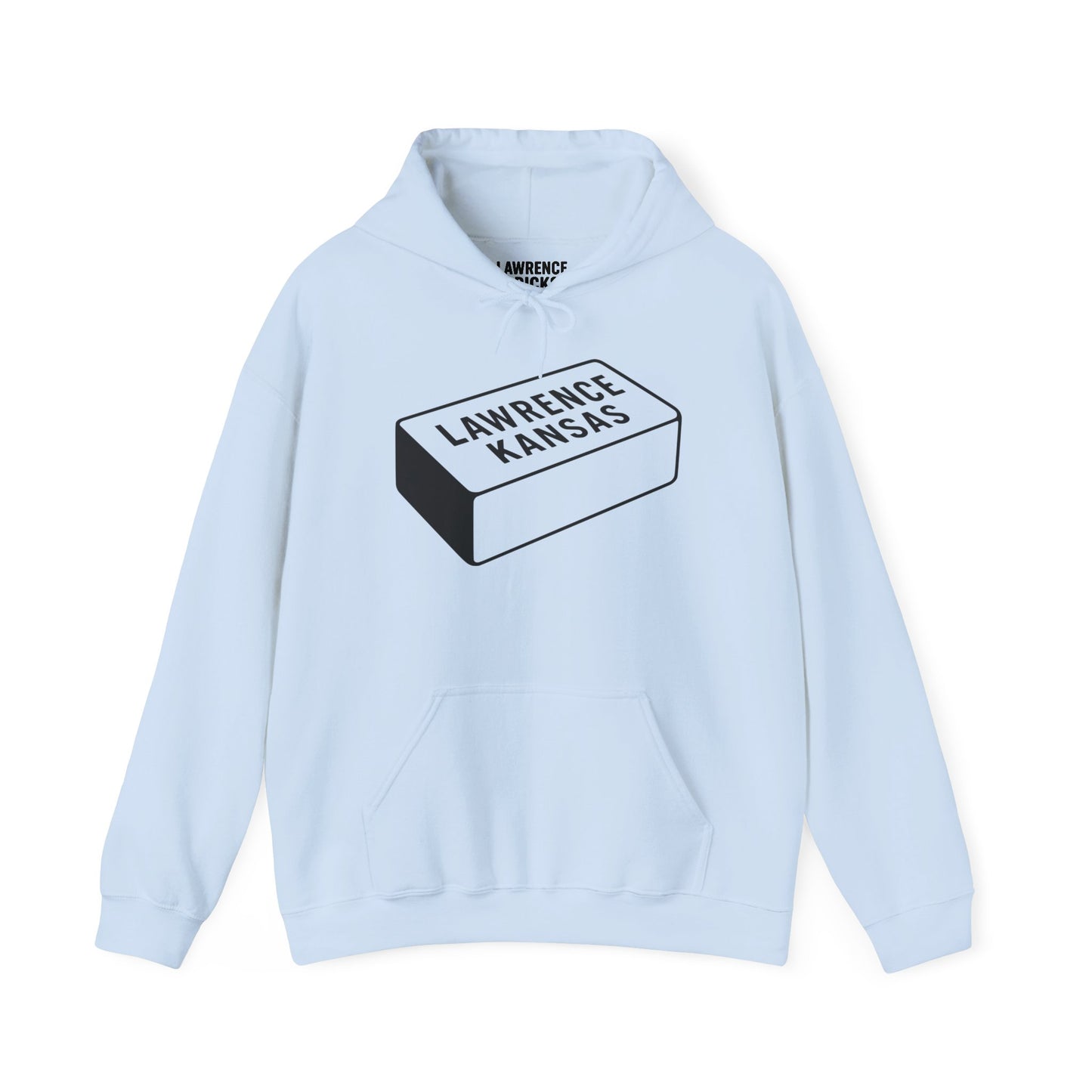 Lawrence Kansas Hoodie - Large Logo