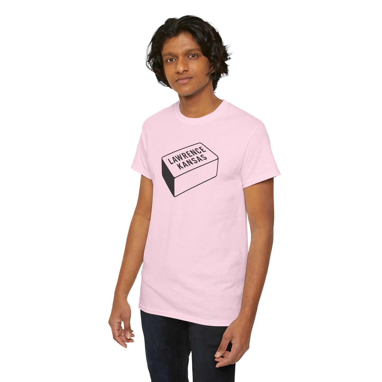 Lawrence Kansas Brick Tee - Small Logo